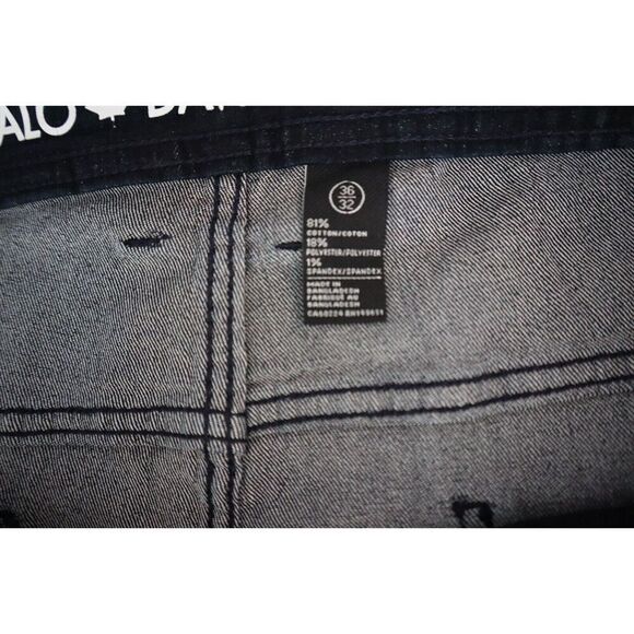 Buffalo David Bitton Men's Sz 36x32 Blue Evan-X Slim Straight Stretch Jeans - Picture 3 of 9